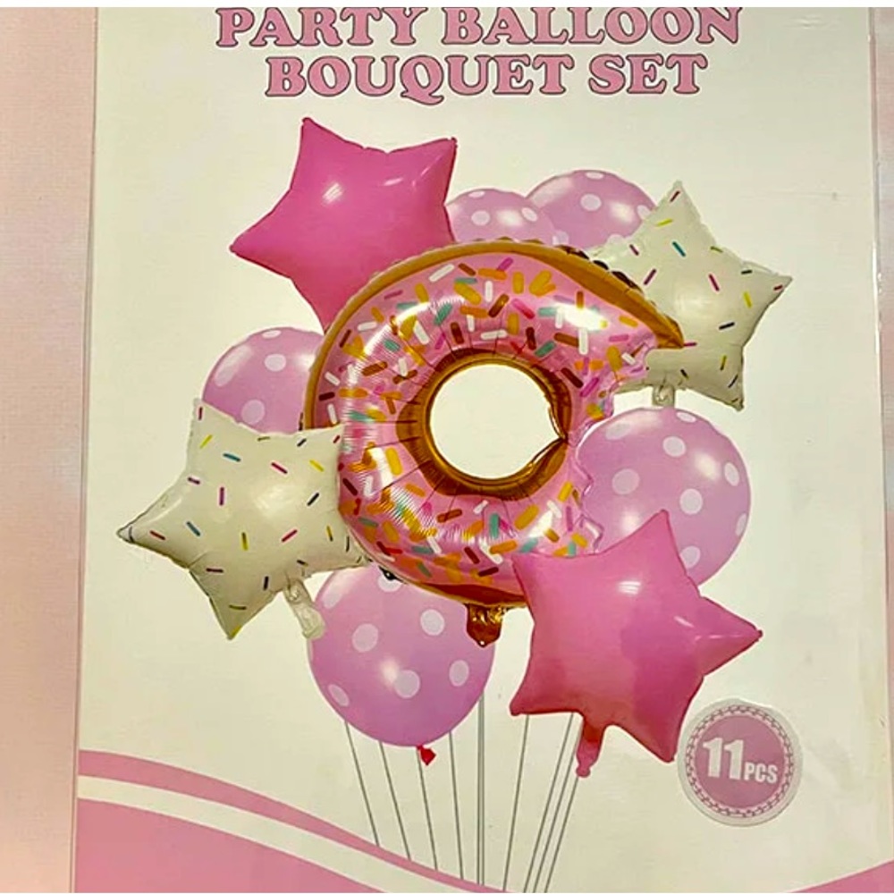 Donut and Stars Balloon Set